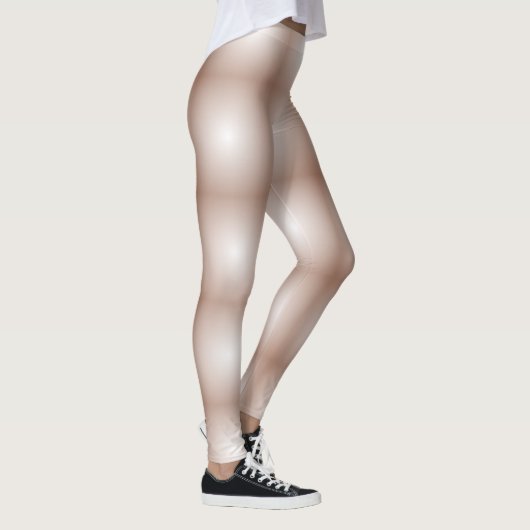 Geometrische vierkanten met Mocha Mousse Gradient Leggings (Rechts)