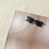 Geometrische vierkanten met Mocha Mousse Gradient  Strandlaken (In situ)