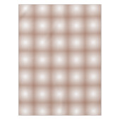 Geometrische vierkanten met Mocha Mousse Gradient  Tafelkleed (Voorkant)