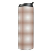 Geometrische vierkanten met Mocha Mousse Gradient Thermosbeker (Gedraaid links)