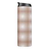 Geometrische vierkanten met Mocha Mousse Gradient Thermosbeker (Geroteerd rechts)