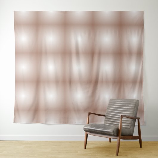 Geometrische vierkanten met Mocha Mousse Gradient  Wandkleed (In Situ (horizontaal))