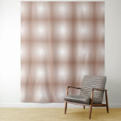 Geometrische vierkanten met Mocha Mousse Gradient  Wandkleed (In situ)