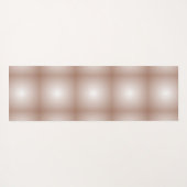 Geometrische vierkanten met Mocha Mousse Gradient  Yogamat (Achterkant (horizontaal))