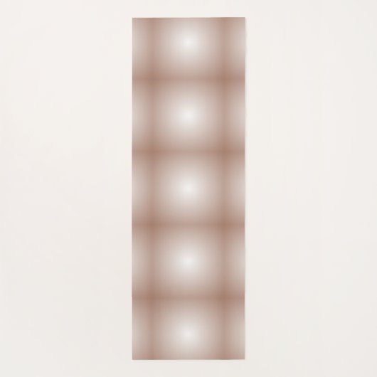 Geometrische vierkanten met Mocha Mousse Gradient  Yogamat (Achterkant)