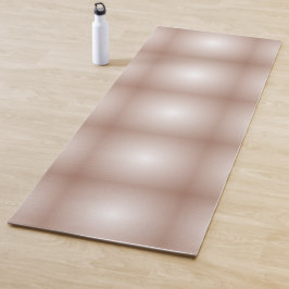 Geometrische vierkanten met Mocha Mousse Gradient  Yogamat