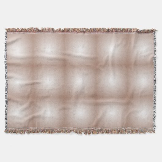 Geometrische vierkanten met mokka-mousse-verloop w deken (Voorkant)