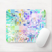 Geometrische vierkanten van pasta muismat (Met muis)