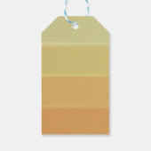  geometrische vierkanten (zacht geel & sinaasappel cadeaulabel (Achterkant)