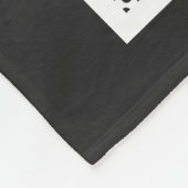 Geometrische vierkantjes aangepaste monogram deken (Hoek)