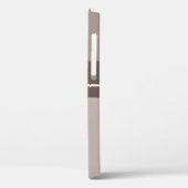 Geometrische vierkantjes - Chocolade en Cream Case-Mate iPhone Case (Achterkant / Links)