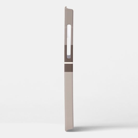 Geometrische vierkantjes - Chocolade en Cream Case-Mate iPhone Case (Achterkant / Links)