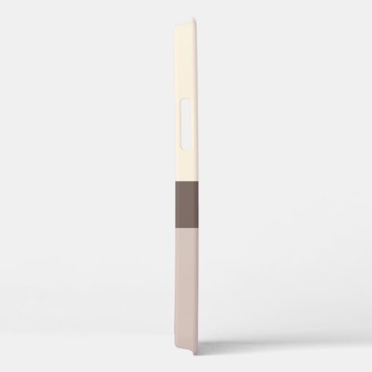 Geometrische vierkantjes - Chocolade en Cream Case-Mate iPhone Case (Achterkant / Rechts)