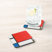 Geometrische vierkantjes Onderzetter (Rechterzijde)