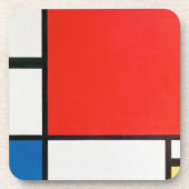 Geometrische vierkantjes Onderzetter (Voorkant)