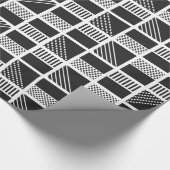 Geometrische vierkantjes, verpakkingspapier cadeaupapier (Hoek)