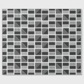 Geometrische vierkantjes, verpakkingspapier cadeaupapier (Vlak)