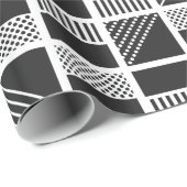 Geometrische vierkantjes, verpakkingspapier cadeaupapier (Rol Hoek)