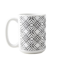 Geometrische vierlobbige patronen gemaakt van zwar