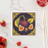 Geometrische Vijg Fruit met Strakke en Moderne Vor Servet (Insitu)