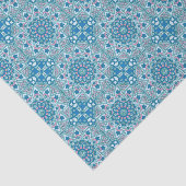 Geometrische Vintage Boho Paisley Botanisch Tissuepapier (Detail)