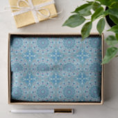Geometrische Vintage Boho Paisley Botanisch Tissuepapier (Geschenk)