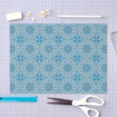 Geometrische Vintage Boho Paisley Botanisch Tissuepapier (Craft)