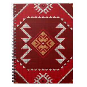 Geometrische vintage klassieke kleurrijke-trendy m notitieboek