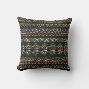 Geometrische vintage: naadloze patroonset. kussen