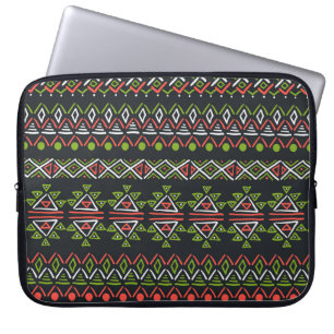 Geometrische vintage: naadloze patroonset. laptop sleeve