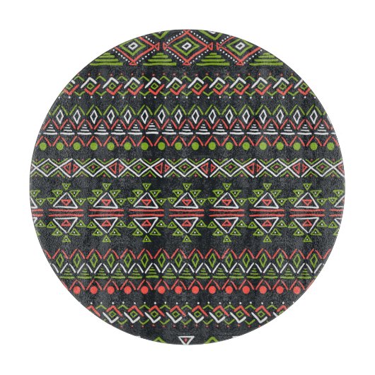 Geometrische vintage: naadloze patroonset. snijplank (Voorkant)