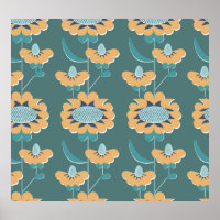 Geometrische Vintage: Textiel nautisch motief