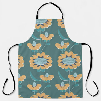Geometrische Vintage: Textiel nautisch motief Schort