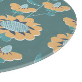 Geometrische Vintage: Textiel nautisch motief Snijplank (Hoek)