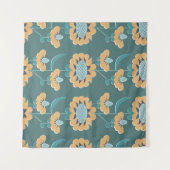 Geometrische Vintage: Textiel nautisch motief Wandkleed (Voorkant (horizontaal))