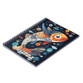 Geometrische visillustratie notitieboek (Linkerzijde)