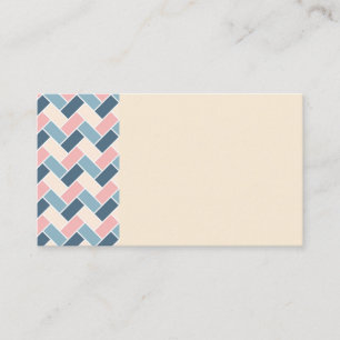 Geometrische Visitekaartjes met geel Chiffon