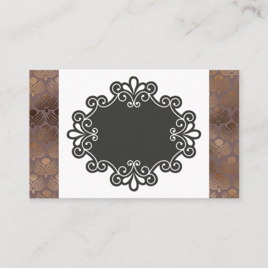 Geometrische Visitekaartjes voor Bronze/Gold Desig (Voorkant)