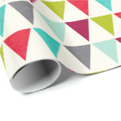 Geometrische vlag Driehoek Bunting Ban Wrapping Pa Cadeaupapier (Rol Hoek)