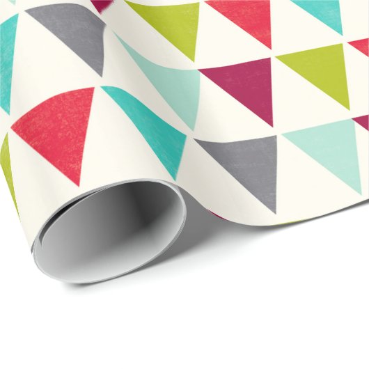 Geometrische vlag Driehoek Bunting Ban Wrapping Pa Cadeaupapier (Rol Hoek)