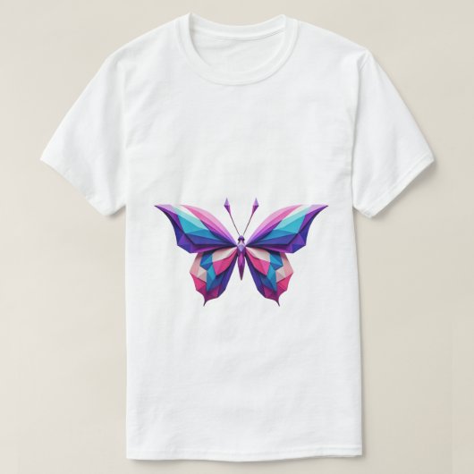 Geometrische vlinder T-shirt (Design voorkant)