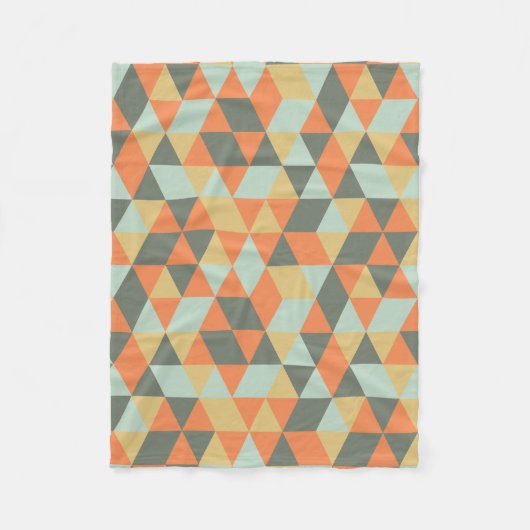 Geometrische vlootsdeken fleece deken (Voorkant)