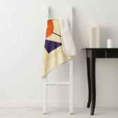 Geometrische vogel sherpa deken (In situ)