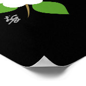 geometrische vogelkunst poster (Hoek)