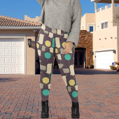 Geometrische vogels leggings