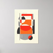 Geometrische vorm 3 | Geometrische kunst Canvas Afdruk (Voorkant)