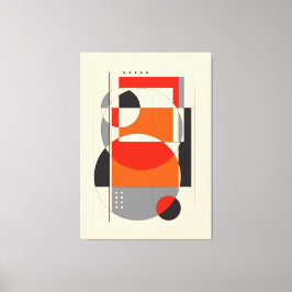 Geometrische vorm 3 | Geometrische kunst Canvas Afdruk