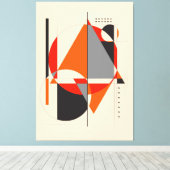 Geometrische vorm 4 | Geometrische kunst Canvas Afdruk (Insitu (Houten vloer))