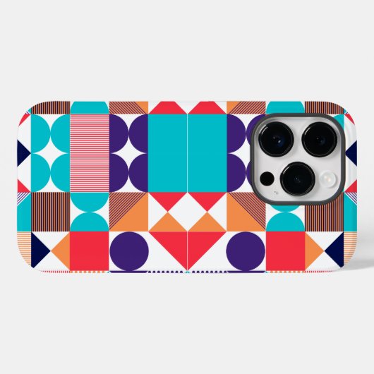 Geometrische vorm Case-Mate iPhone case (Achterkant (horizontaal))