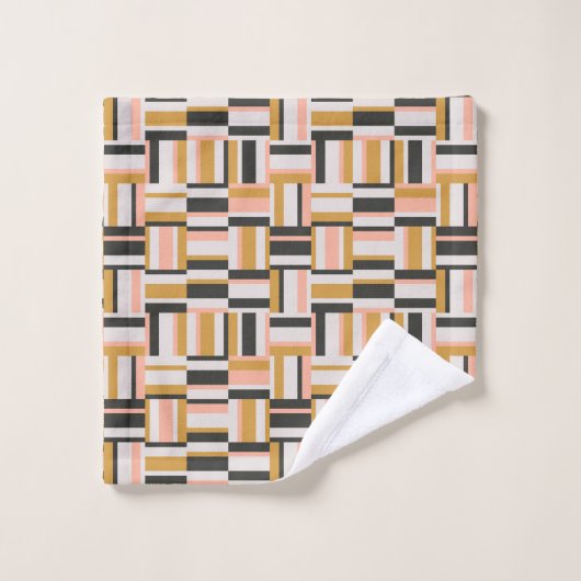 Geometrische vorm Patroon Bad Handdoek (Wasdoekje)